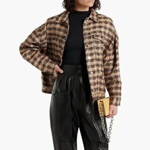 IRO Siema Houndstooth Tweed Jacket NWT